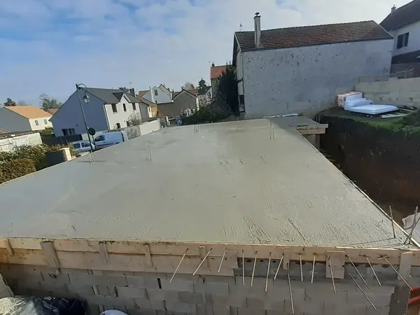 Réalisation de maçonnerie extérieure à Villecresnes — MS Construction