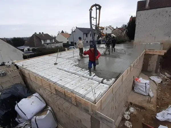 Réalisation de maçonnerie extérieure à Villecresnes — MS Construction