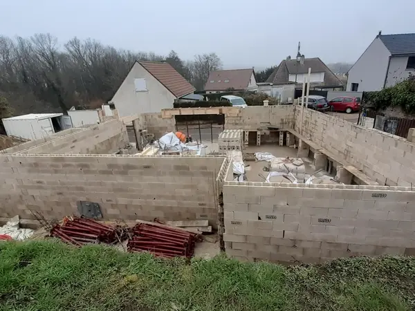 Réalisation de maçonnerie extérieure à Villeneuve-le-Roi — MS Construction